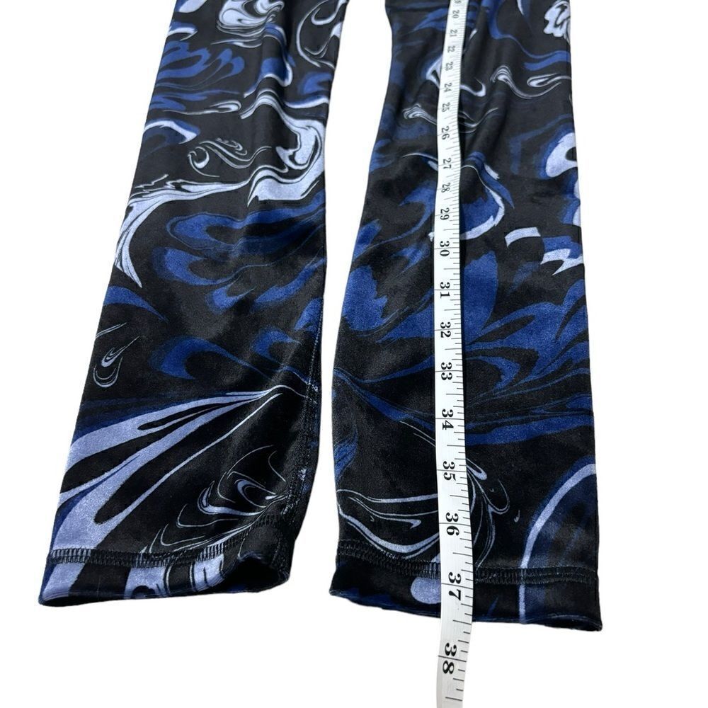 Athleta Women's Elation Velvet Tight Small Color Agate Paisley Black - Picture 10 of 11